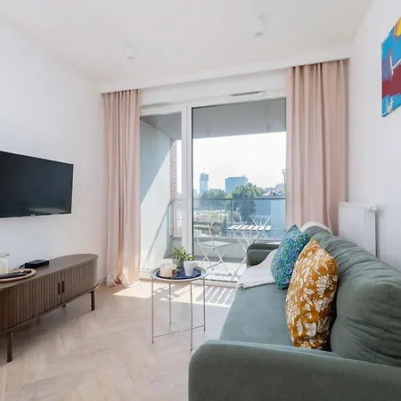 شقة Sloneczna Comfy With Balcony & Parking By Renters *